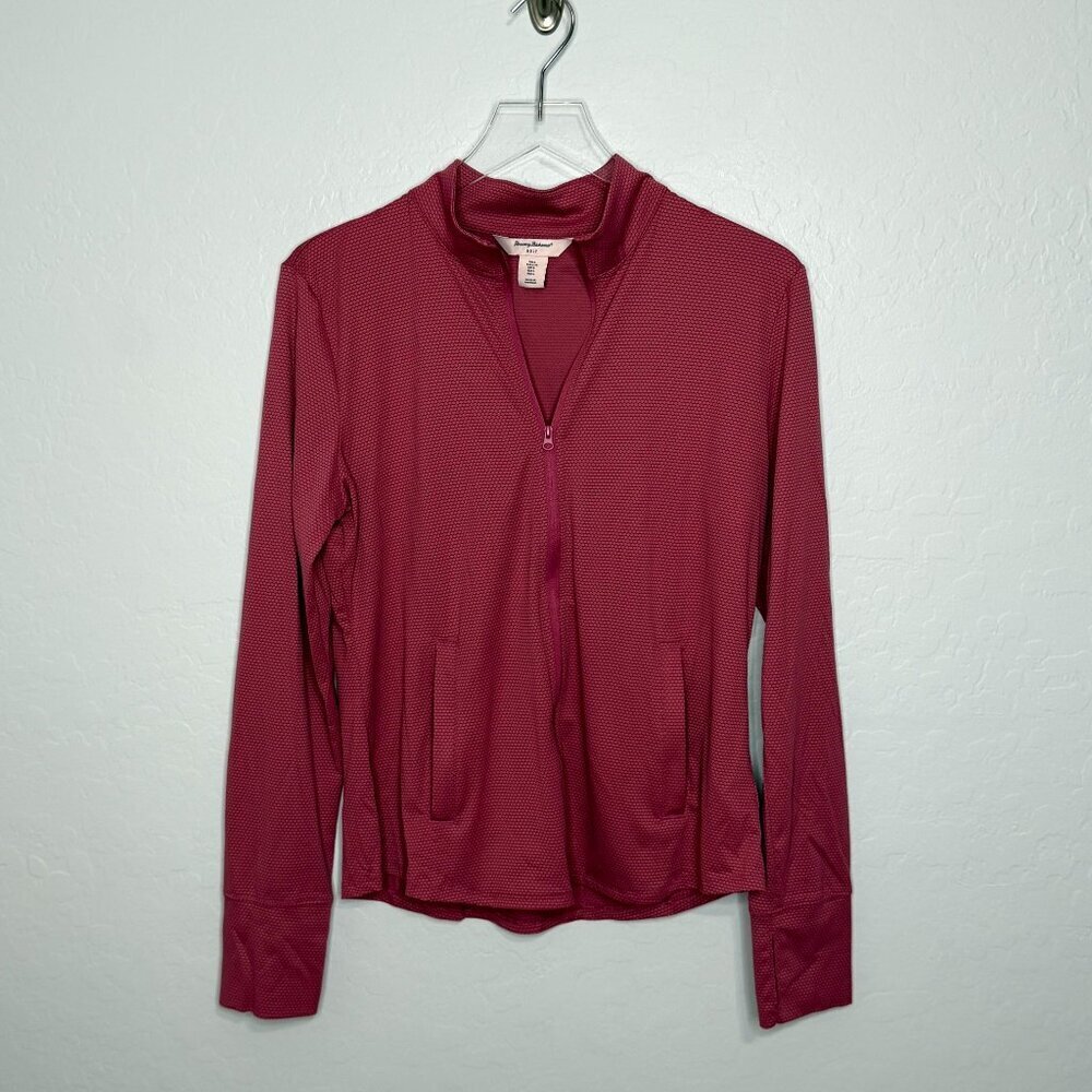 Tommy Bahama Gold Full Zip Lightweight Jacket Large